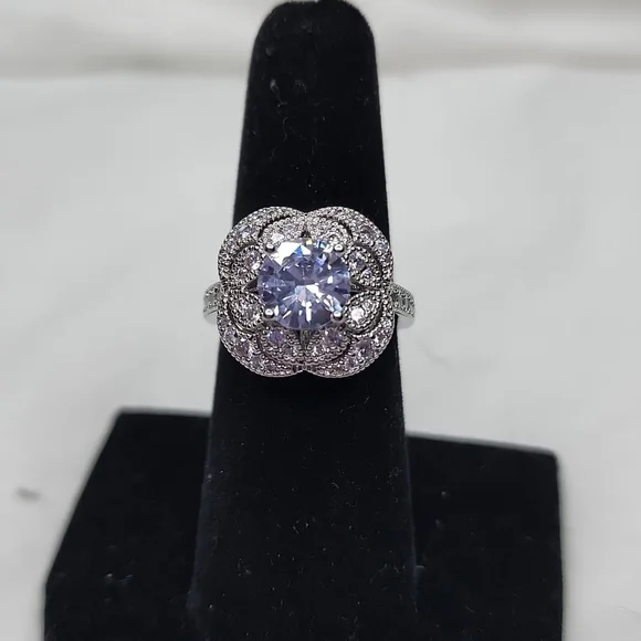 πNWT ART DECO DIAMOND RINGπ - Picture 2 of 10